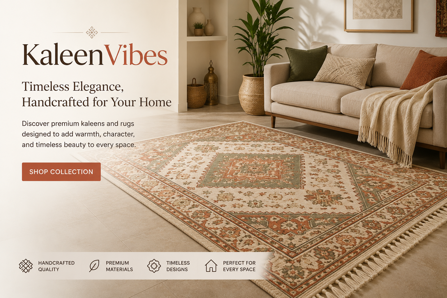 Premium Kaleens & Rugs for Modern Indian Homes | KaleenVibes