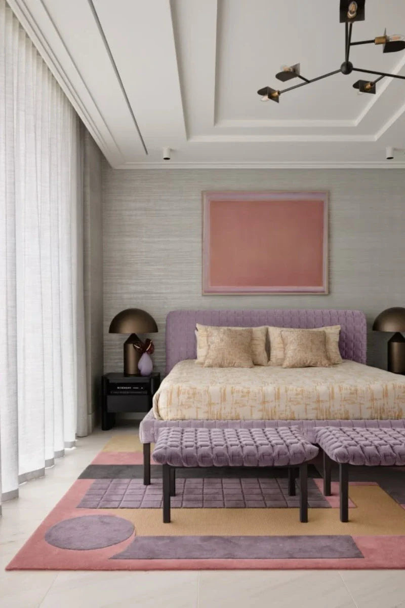 Buy the best carpet for modern Beadroom in India | kaleenvibe | Shop Now 