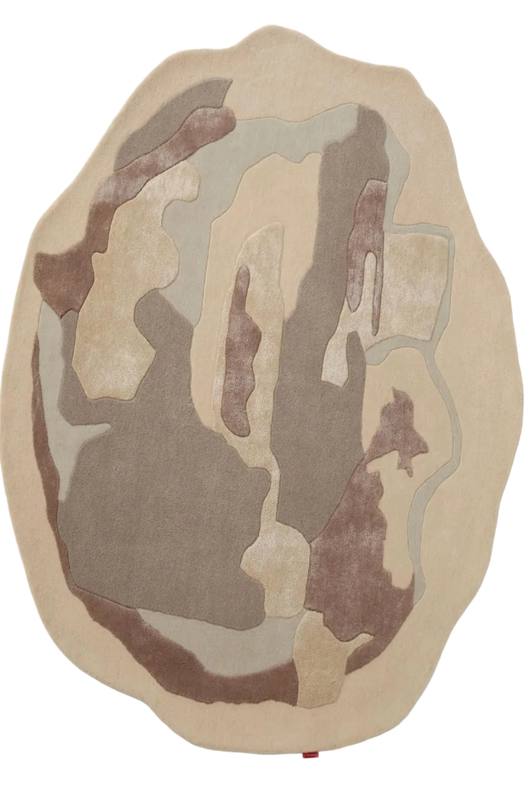 Camouflage-patterned fabric on a white background