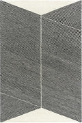 Black and white striped room divider on a white background | kaleenvibe