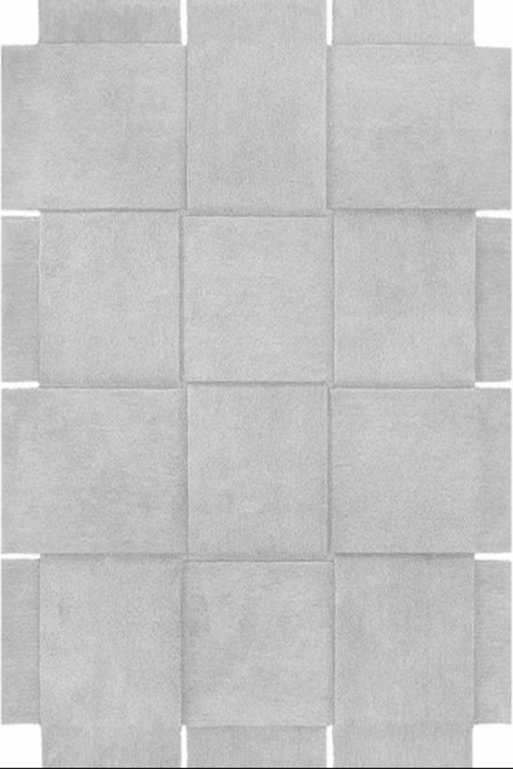 Mosaic Rug modern organic shaped rug with fluid abstract design Rug