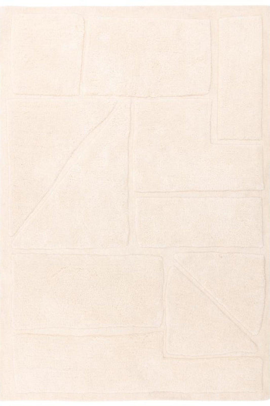 Beige quilt on a white background | kaleenvibe