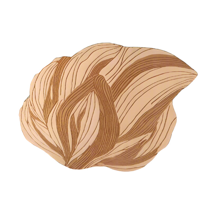 Rhapsody Rug organic curved rug with modern abstract design