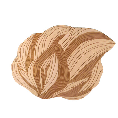 Rhapsody Rug organic curved rug with modern abstract design