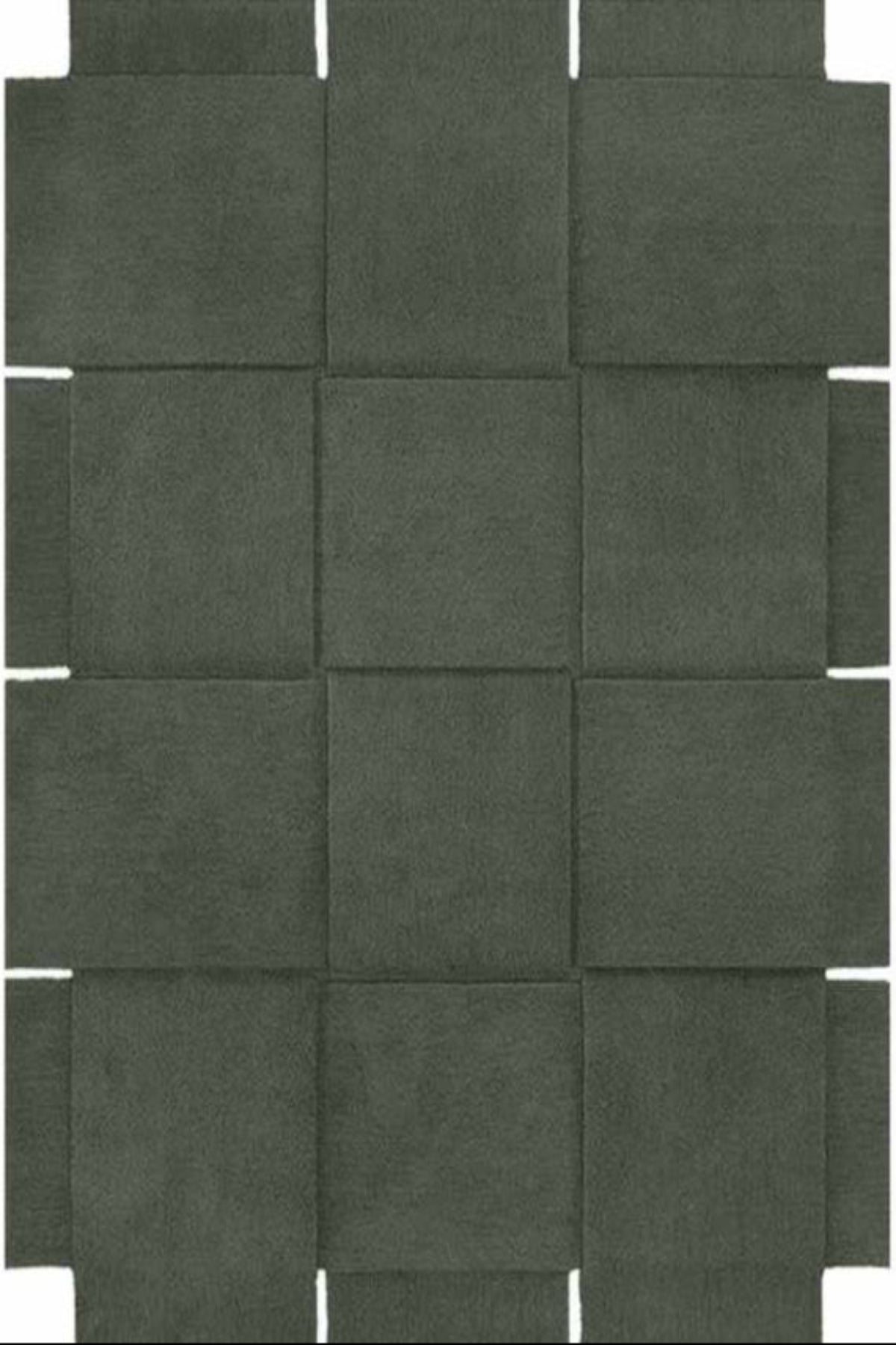 Silhouette Rug designer organic shaped rug with modern abstract pattern