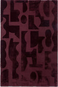 Luxury marble mist stone pattern contemporary rug for high-end home interiors