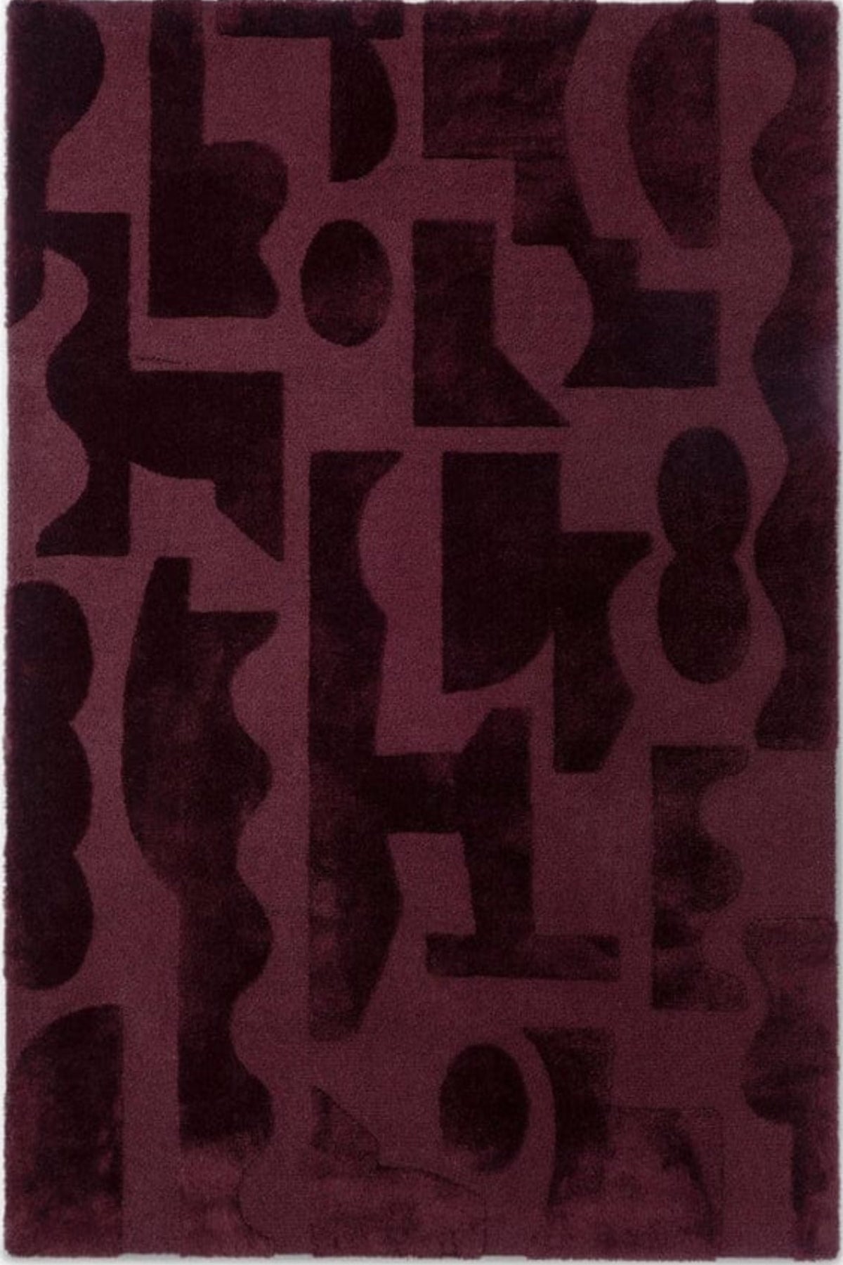 Luxury marble mist stone pattern contemporary rug for high-end home interiors